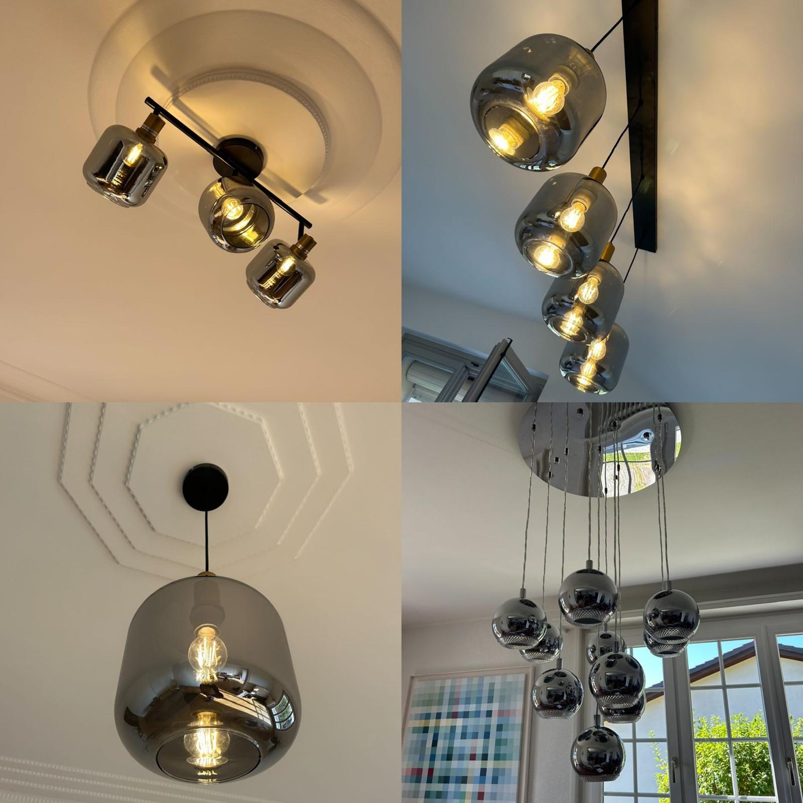 Installation de luminaires design
